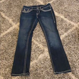 Vigoss dark wash slim bootcut jeans